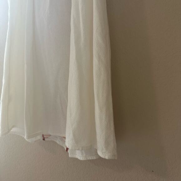 Piper by Townsen | Size M Embroidered Cotton Short Sleeve Dress Midi Boho - Picture 6 of 13